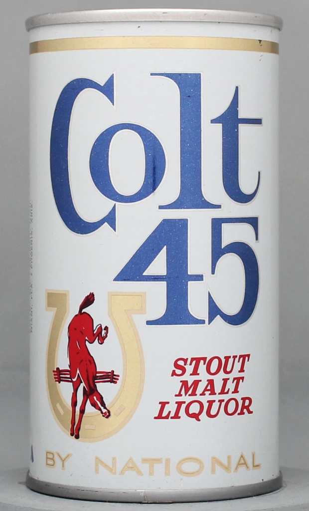 Colt 45 Stout Malt Liquor 12 Oz Tab Top Can