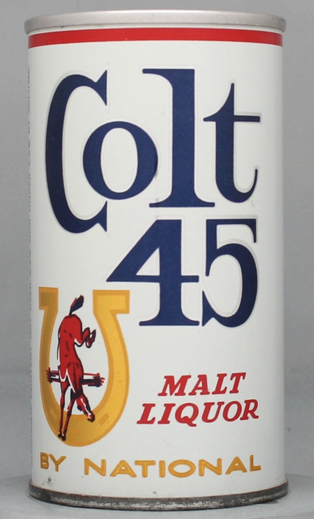 Colt 45 Malt Liquor 12 Oz Tab Top Can
