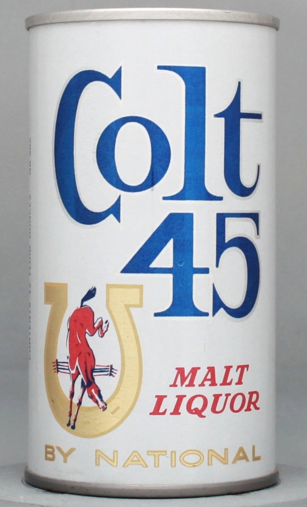 Colt 45 Malt Liquor 12 Oz Tab Top Can