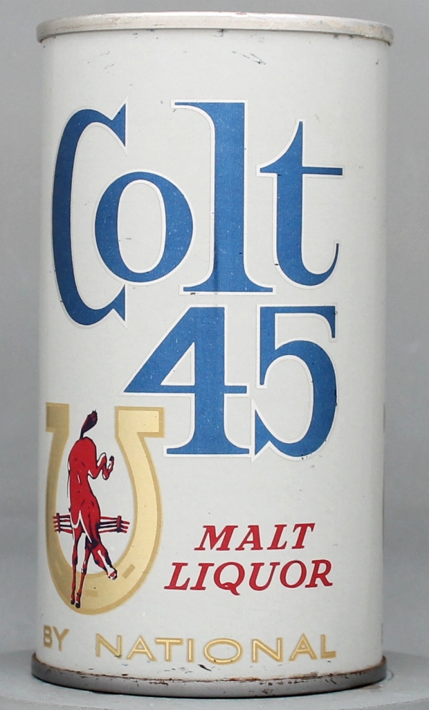 Colt 45 Malt Liquor 12 Oz Tab Top Can