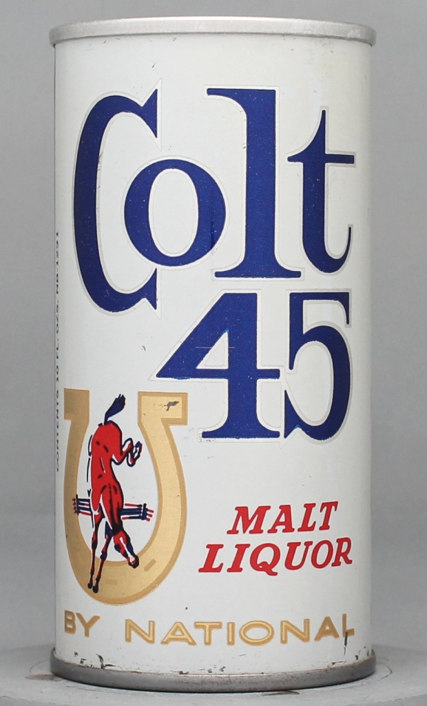 Colt 45 Malt Liquor 10 Oz Tab Top Can