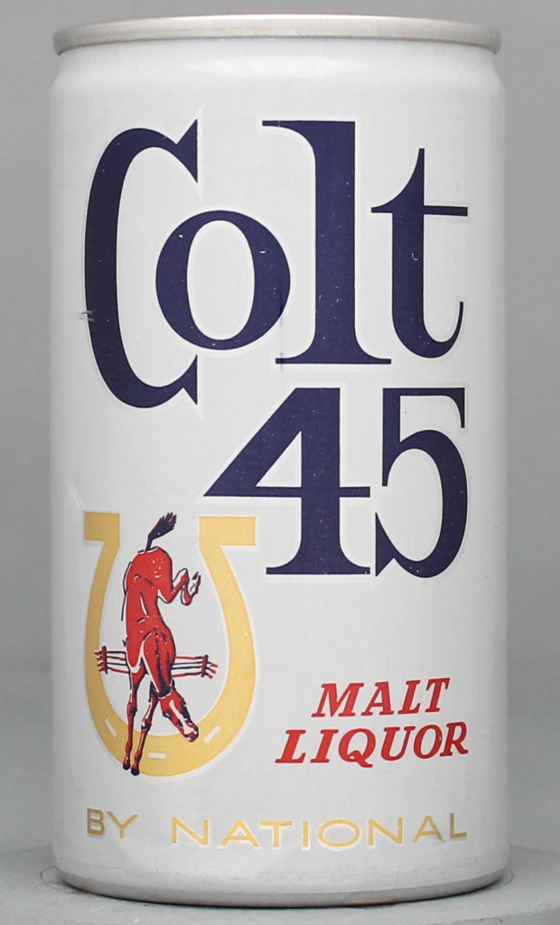 Colt 45 Malt Liquor 12 Oz Tab Top Can