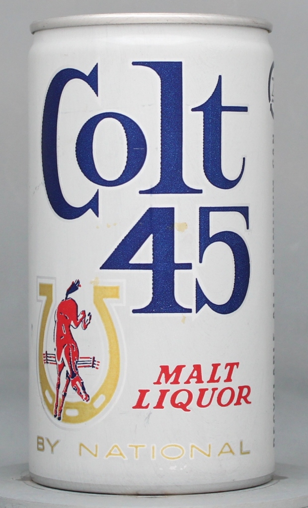 Colt 45 Malt Liquor 12 Oz Tab Top Can