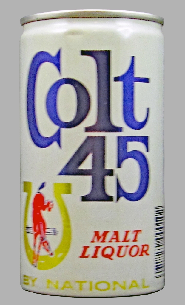 Colt 45 Malt Liquor 12 Oz Tab Top Can