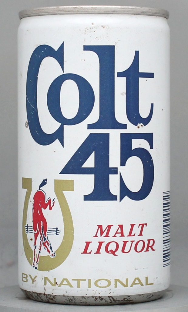 Colt 45 Malt Liquor 12 Oz Tab Top Can