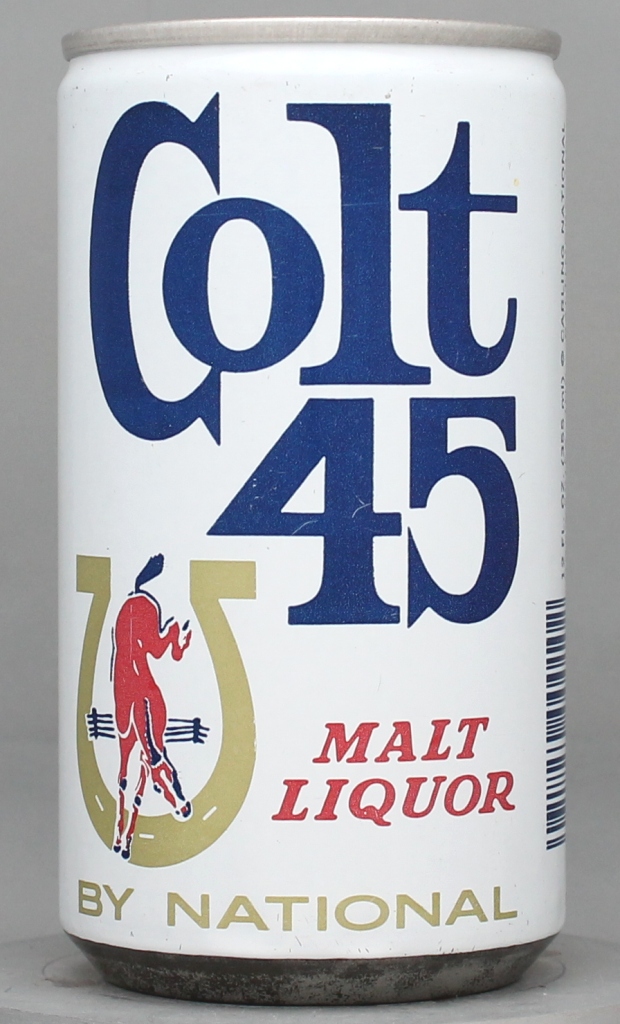Colt 45 Malt Liquor 12 Oz Tab Top Can