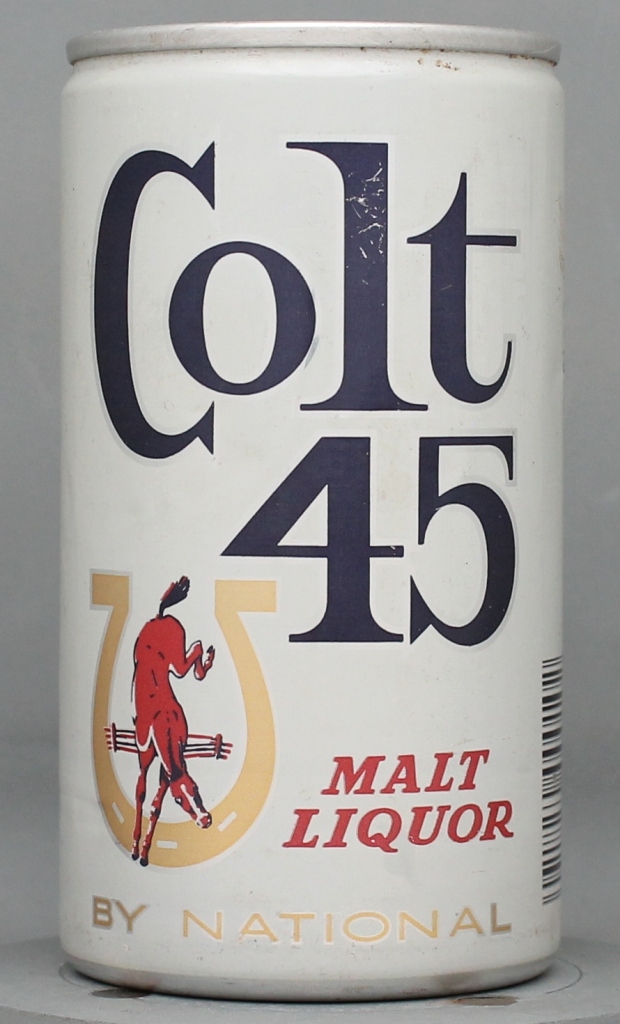 Colt 45 Malt Liquor 12 Oz Tab Top Can