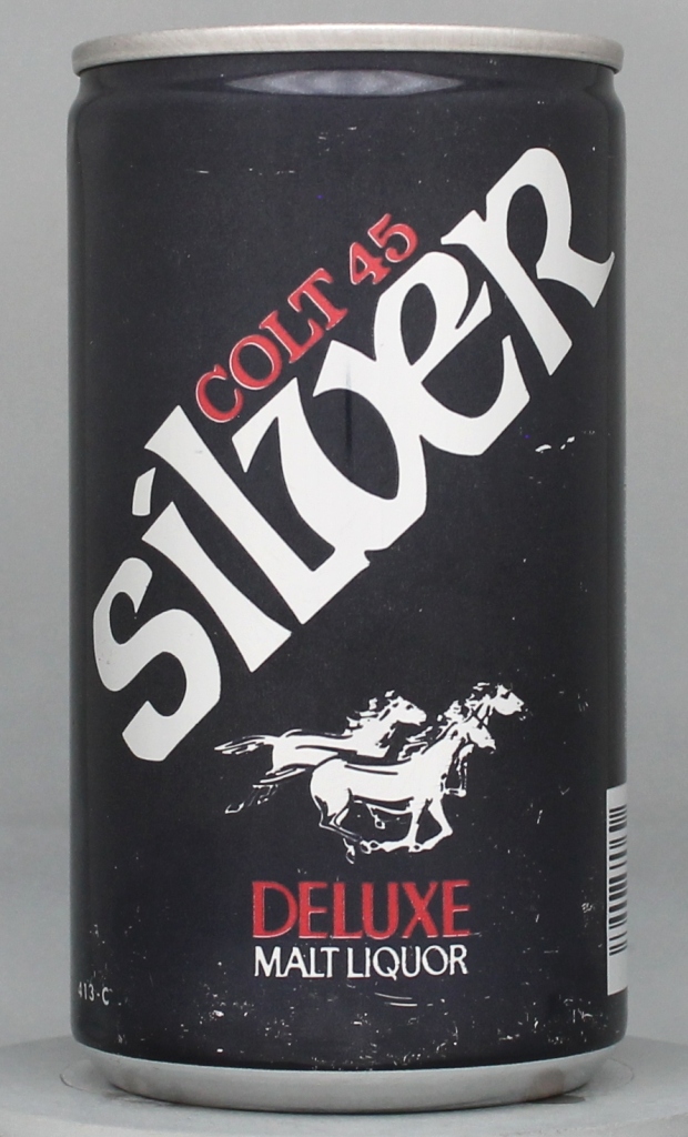 Colt 45 Silver Deluxe Malt Liquor 12 Oz Tab Top Can