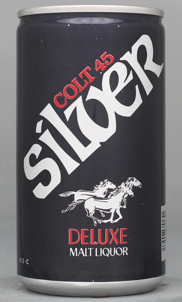 Colt 45 Silver Deluxe Malt Liquor 12 Oz Tab Top Can