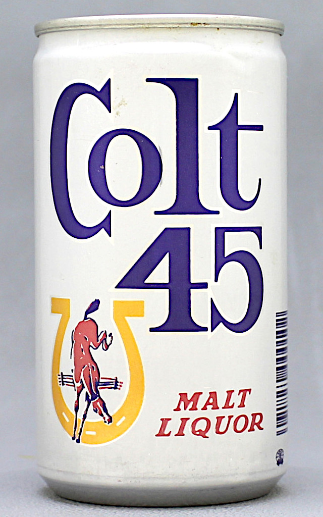Colt 45 Malt Liquor 12 Oz Tab Top Can