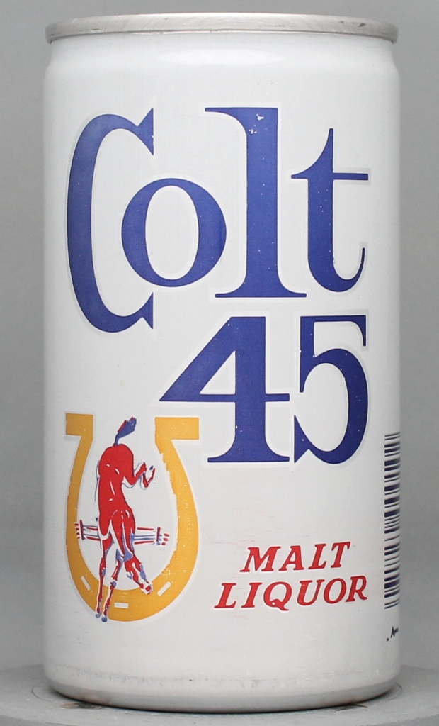 Colt 45 Malt Liquor 12 Oz Tab Top Can