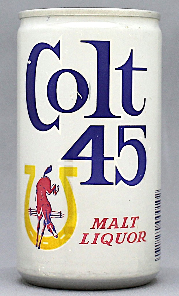 Colt 45 Malt Liquor 12 Oz Tab Top Can
