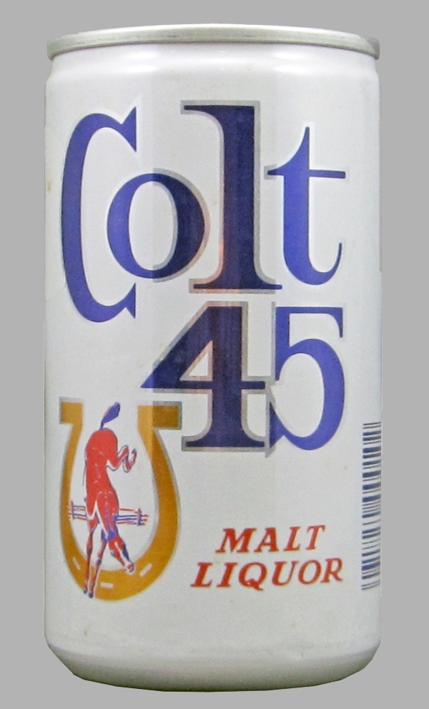 Colt 45 Malt Liquor 12 Oz Tab Top Can