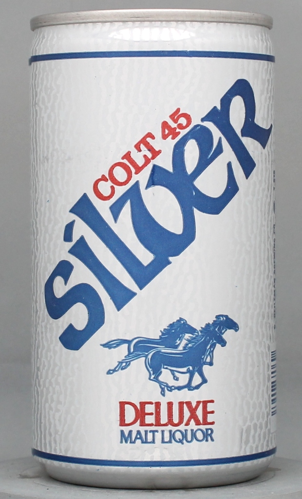 Colt 45 Silver Deluxe Malt Liquor 12 Oz Tab Top Can