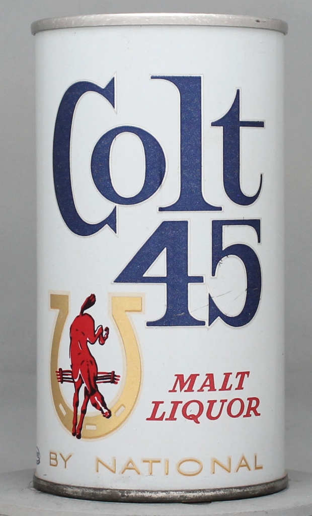Colt 45 Malt Liquor 12 Oz Tab Top Can