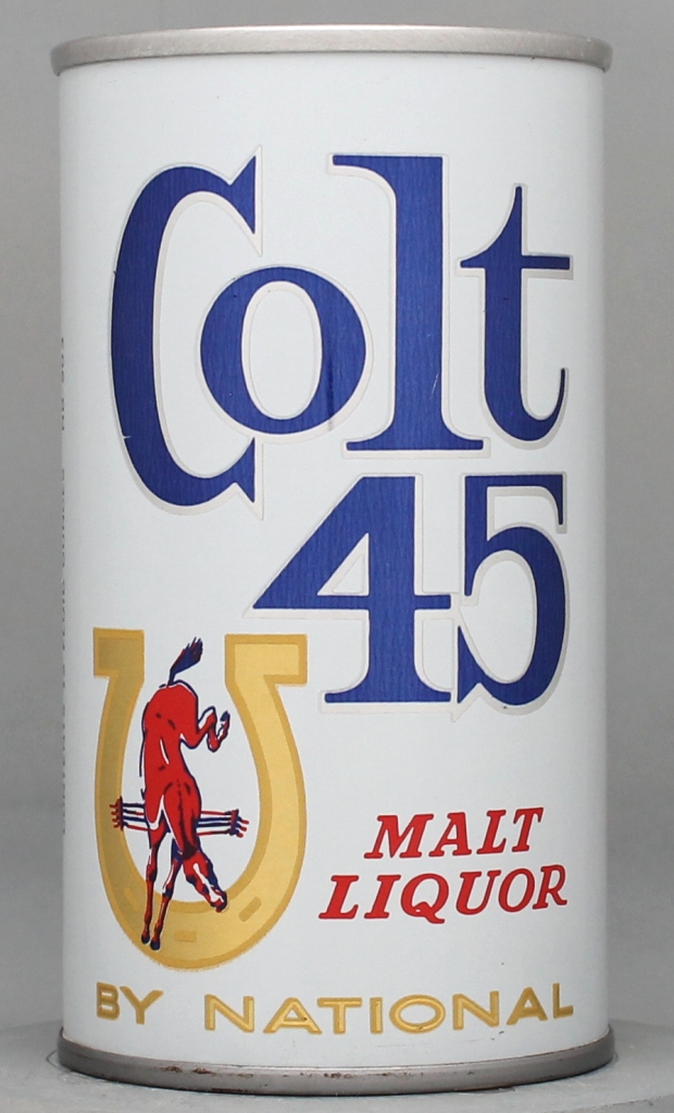 Colt 45 Malt Liquor 12 Oz Tab Top Can