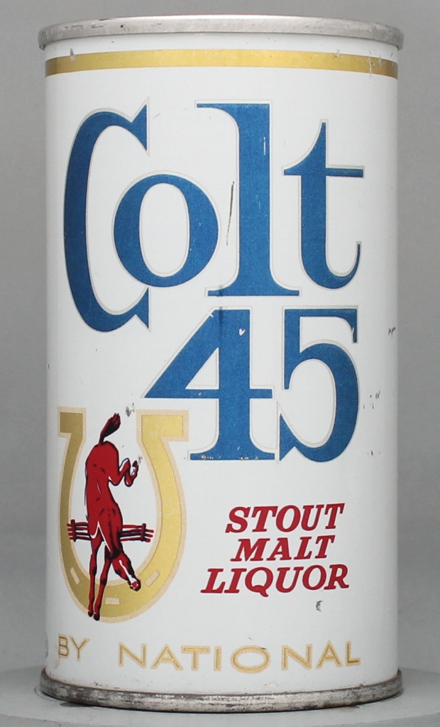 Colt 45 Stout Malt Liquor 12 Oz Zip/Tab Top Can