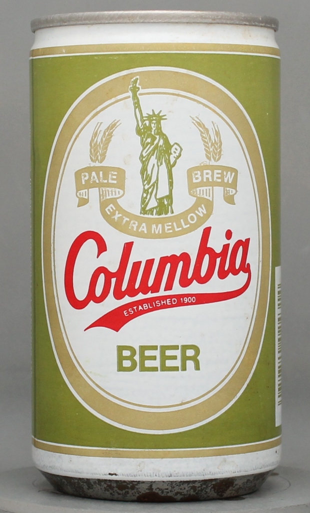 Columbia Beer 12 Oz Tab Top Can