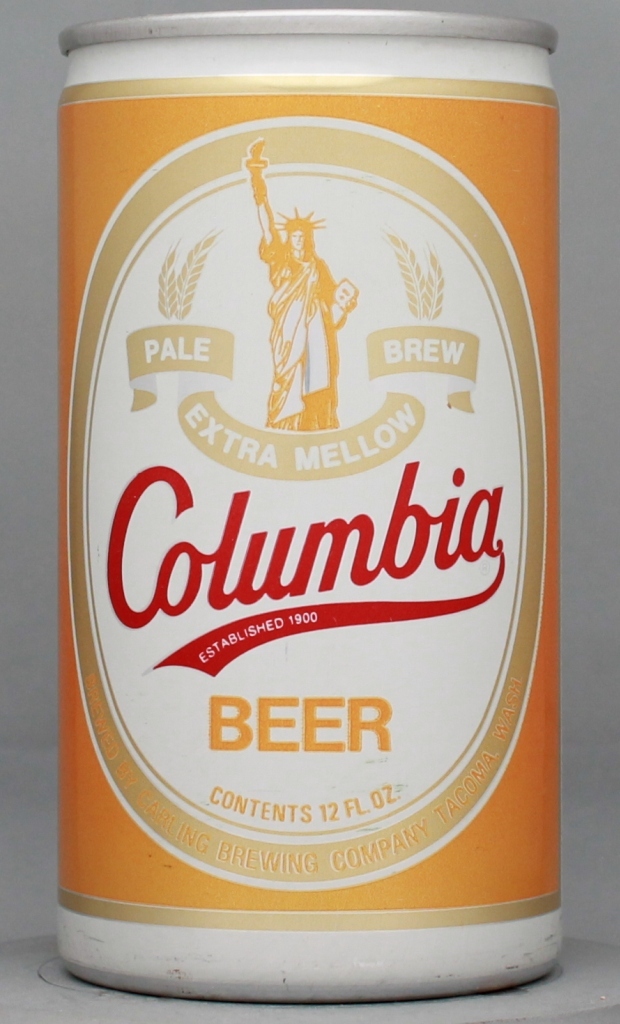 Columbia Beer 12 Oz Tab Top Can