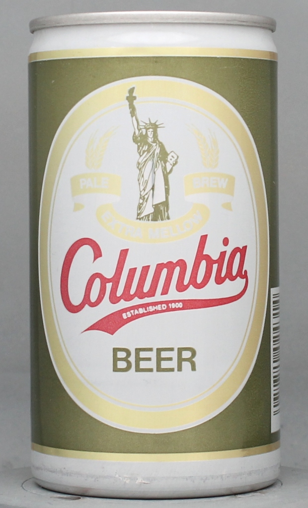 Columbia Beer 12 Oz Tab Top Can
