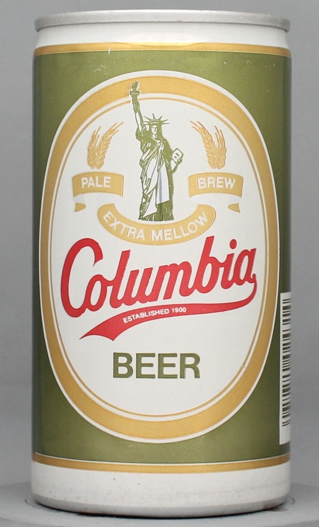 Columbia Beer 12 Oz Tab Top Can