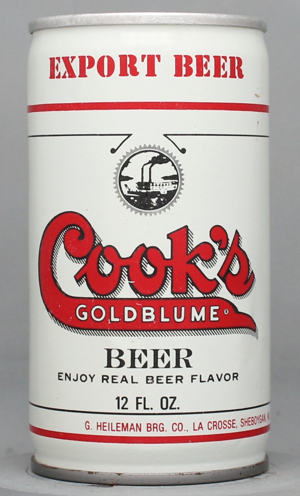 Cook's Goldblume Export Beer 12 Oz Tab Top Can