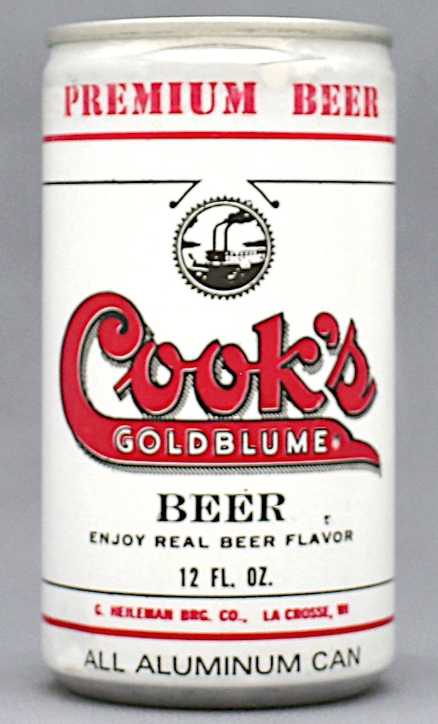 Cook's Goldblume Premium Beer 12 Oz Tab Top Can