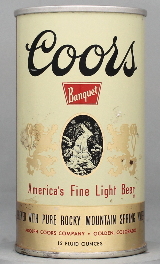 Coors Banquet Beer 12 Oz Tab Top Can