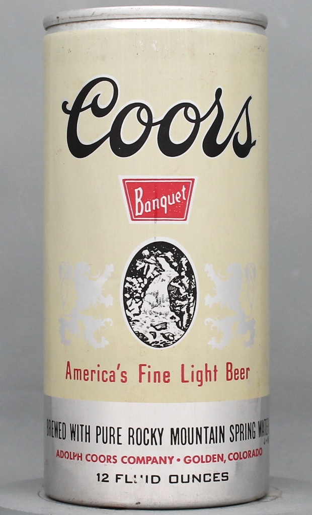 Coors Banquet Beer 12 Oz Tab Top Can