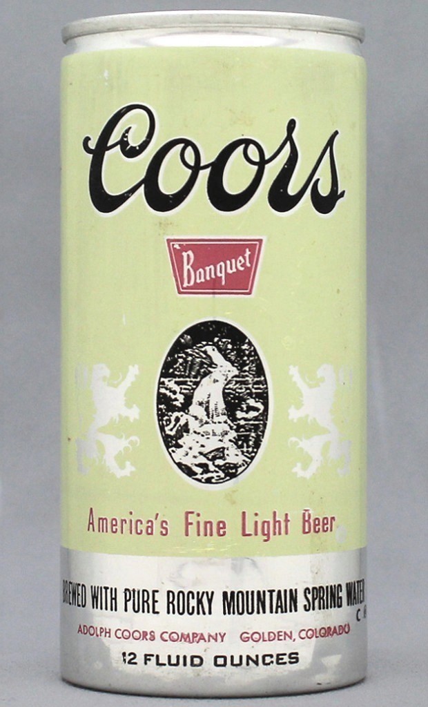 Coors Banquet Beer 12 Oz Tab Top Can