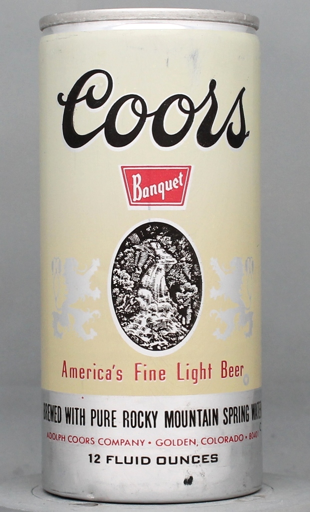 Coors Banquet Beer 12 Oz Tab Top Can