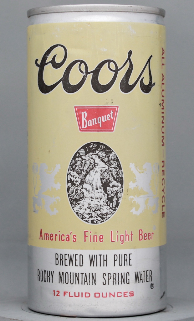Coors Banquet Beer 12 Oz Tab/Stay/Button Top Can
