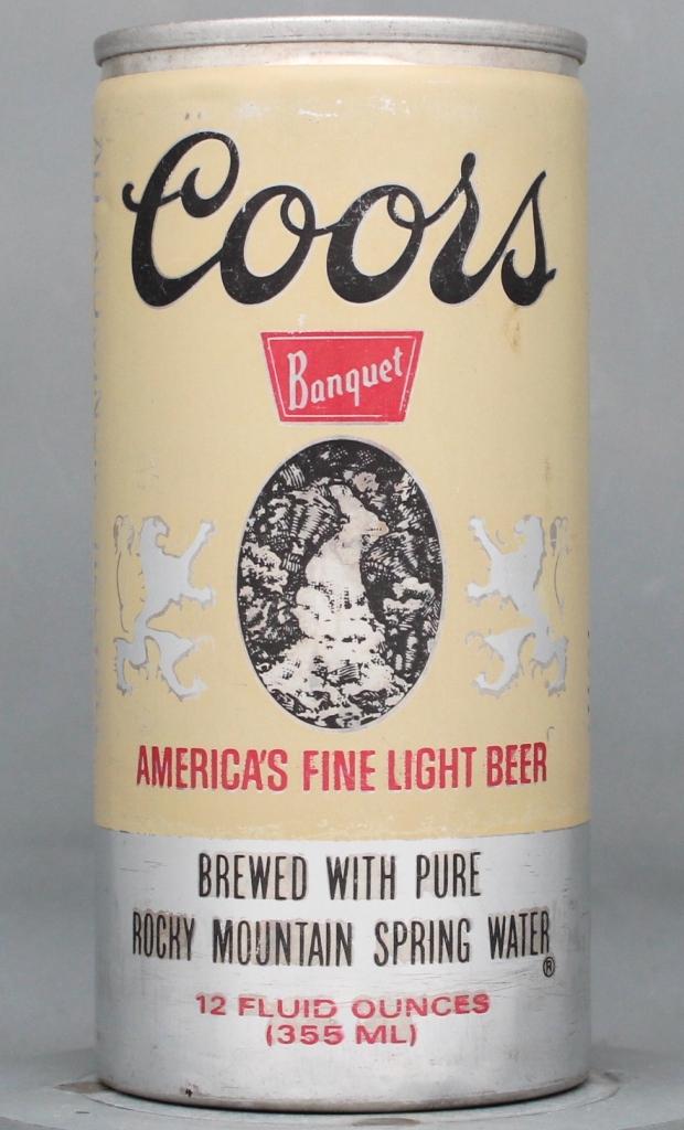 Coors Banquet Beer 12 Oz Tab/Stay/Button Top Can