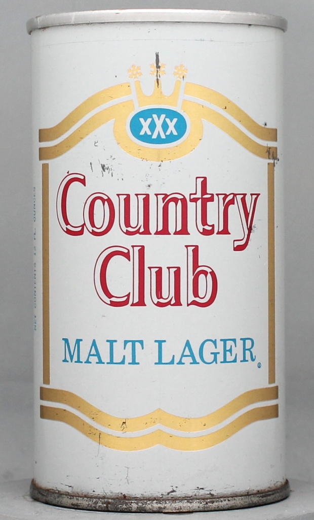 Country Club Malt Lager 12 Oz Tab Top Can