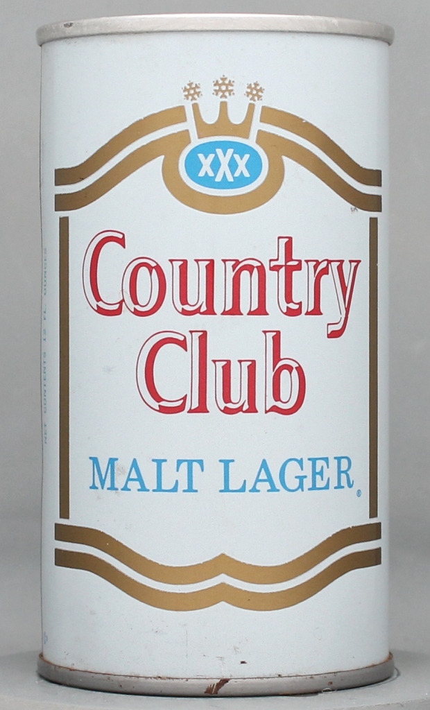 Country Club Malt Lager 12 Oz Tab Top Can