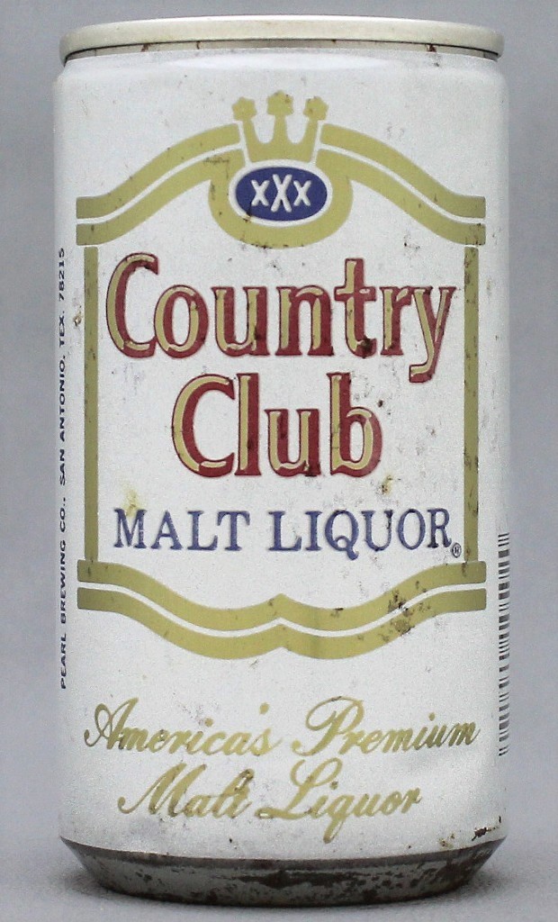 Country Club Malt Liquor 12 Oz Tab Top Can