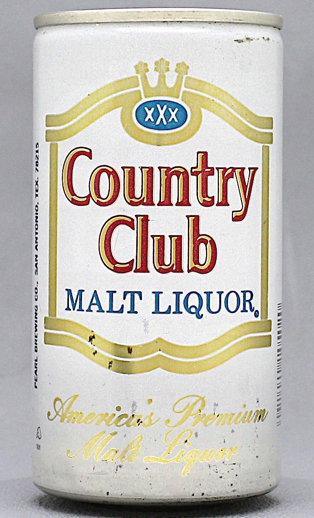 Country Club Malt Liquor 12 Oz Tab Top Can