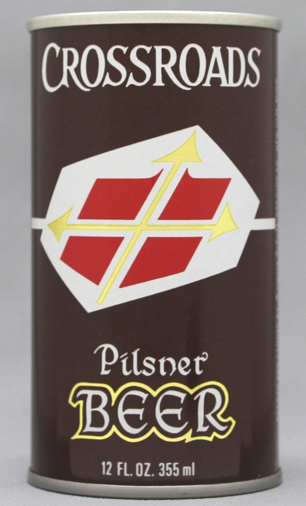 Crossroads Pilsner Beer 12 Oz Tab Top Can