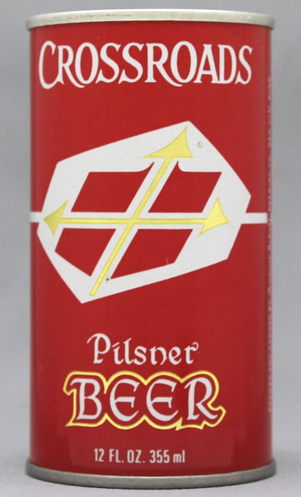 Crossroads Pilsner Beer 12 Oz Tab Top Can
