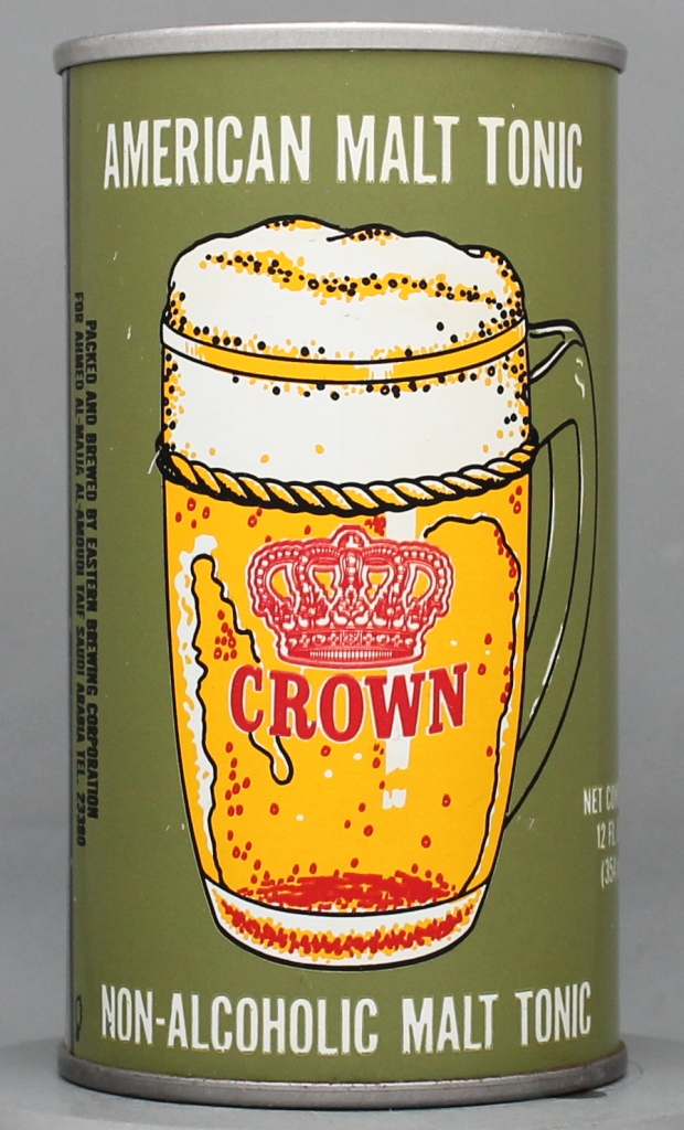 Crown American Malt Tonic 12 Oz Tab Top Can