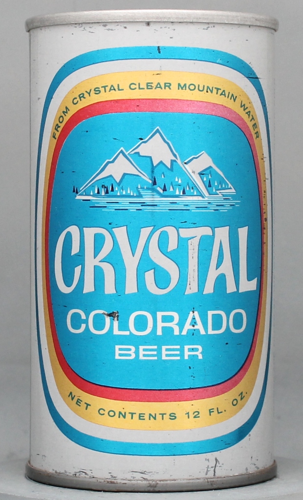 Crystal Colorado Beer 12 Oz Tab Top Can