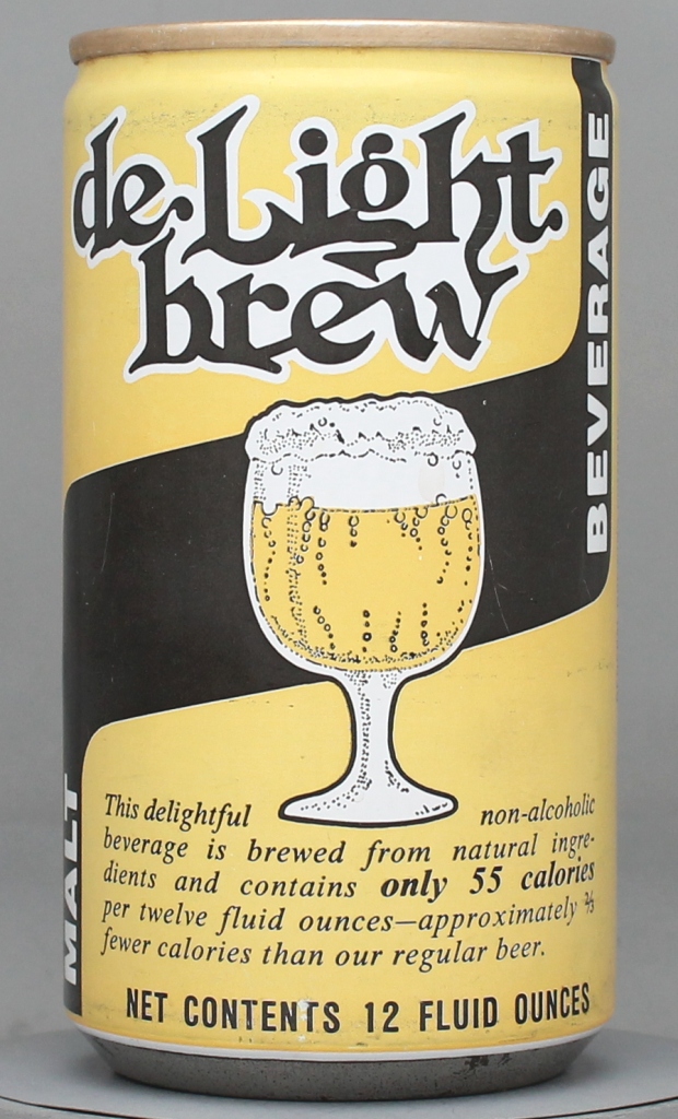 De Light Brew Malt Beverage 12 Oz Tab Top Can