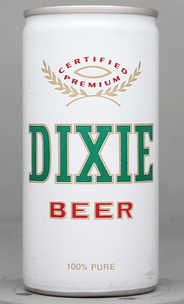 Dixie Beer 10 Oz Tab Top Can