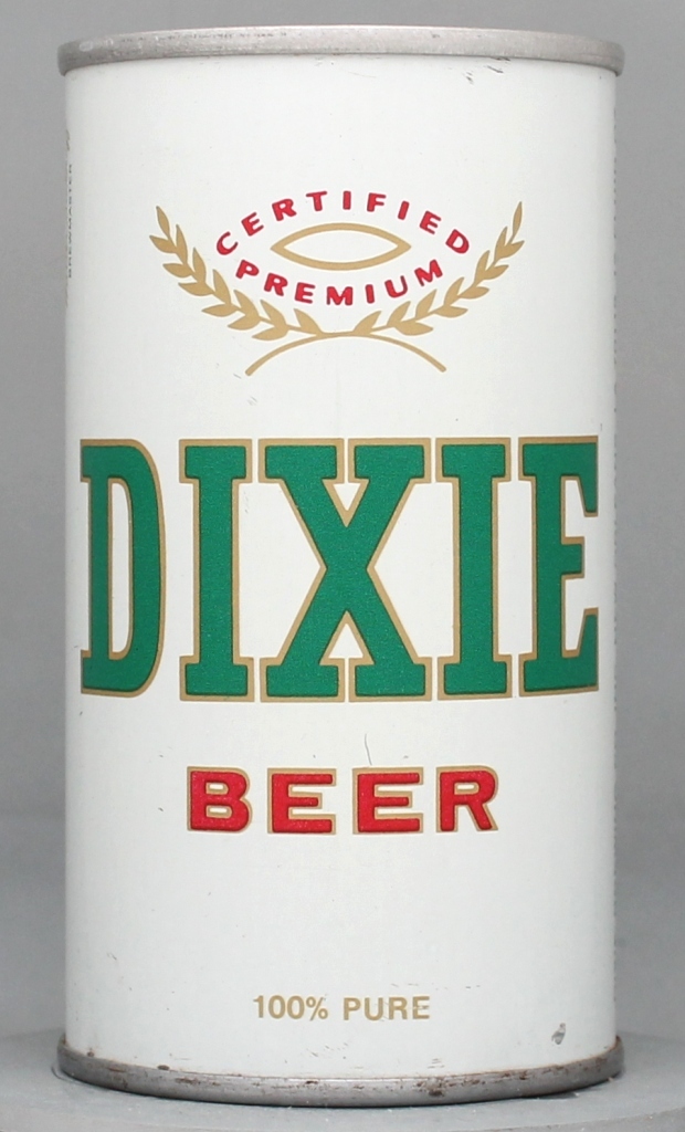Dixie Beer 12 Oz Tab Top Can