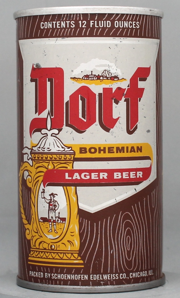 Dorf Bohemian Lager Beer 12 Oz Zip/Tab Top Can