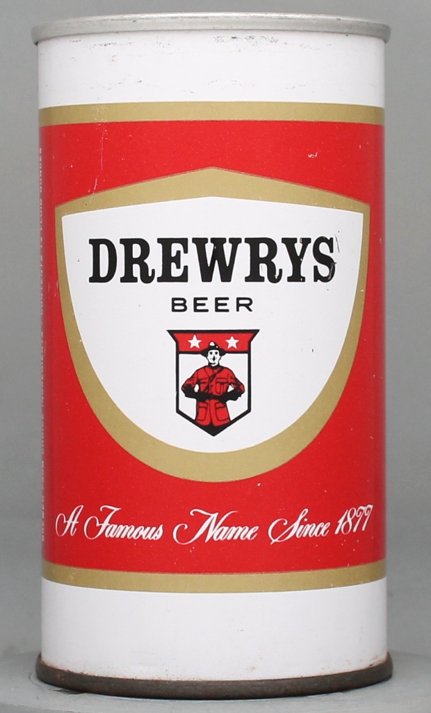 Drewry's Beer 12 Oz Zip/Tab Top Can