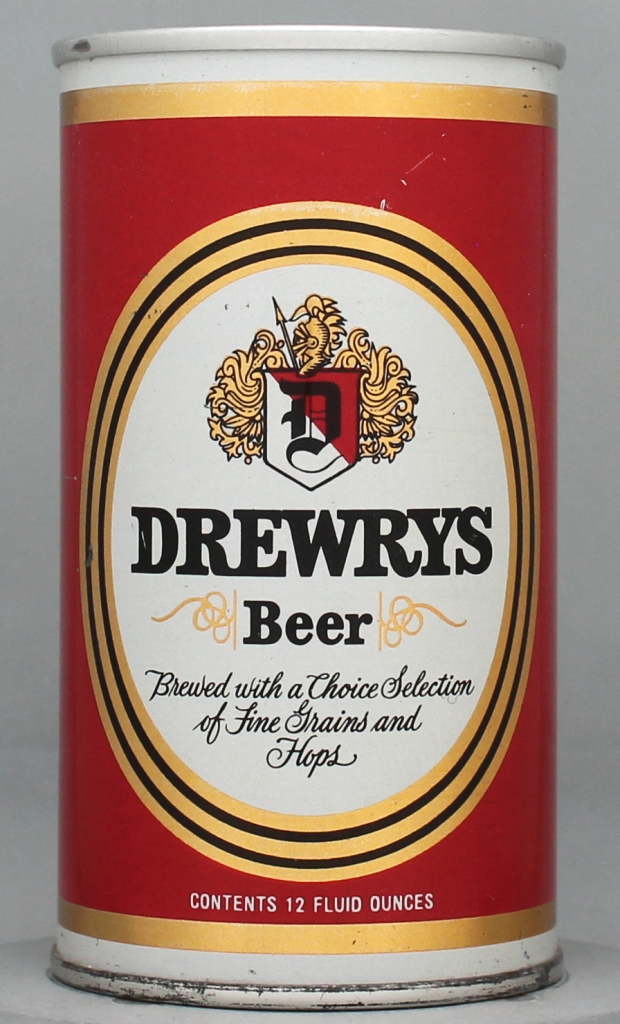 Drewry's Beer 12 Oz Tab Top Can