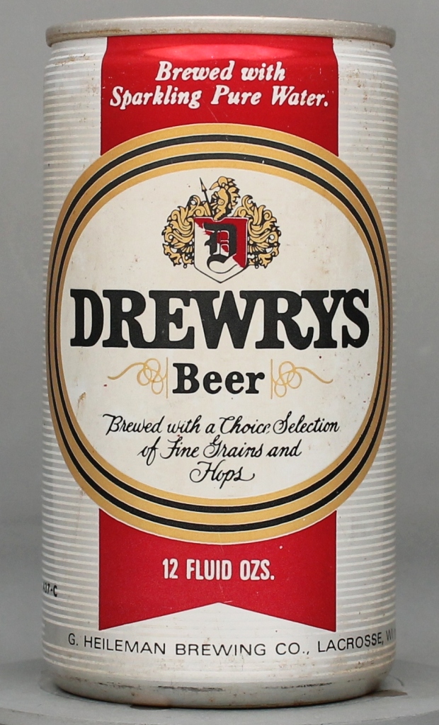 Drewrys Beer 12 Oz Tab Top Can