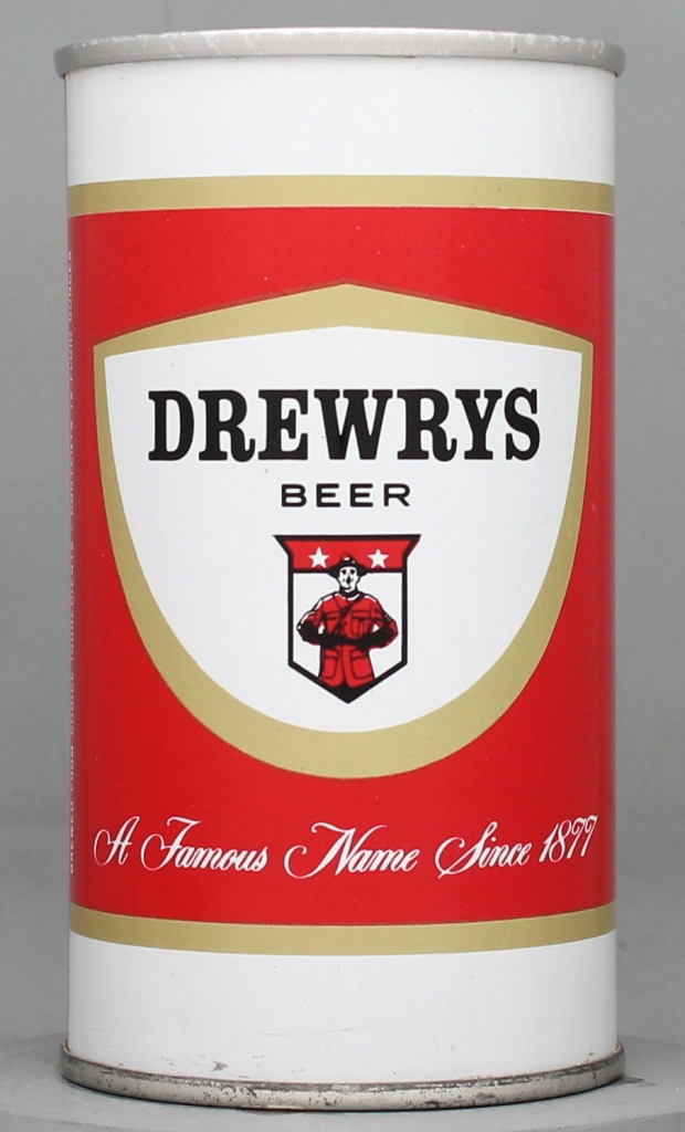 Drewry's Beer 12 Oz Zip/Tab Top Can