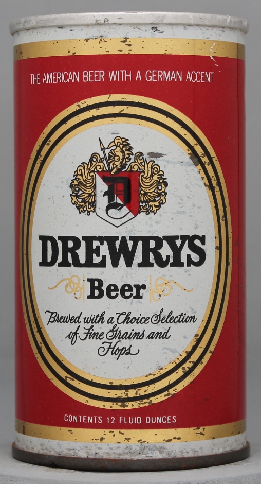 Drewrys Beer 12 Oz Tab Top Can